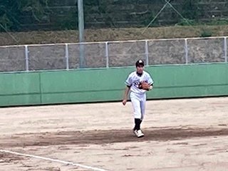 サードで好守備を見せた近森選手