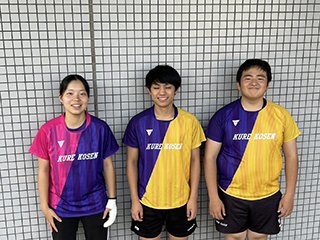 シングルスで県大会に出場するメンバー