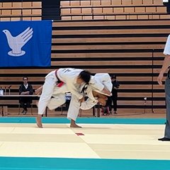 12年ぶりの入賞を決めた村上選手の内股