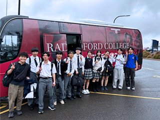 ラドフォードカレッジに到着