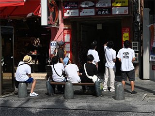 国際通りでの自由行動