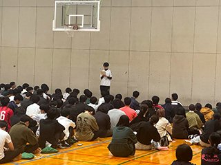 寮生会長からの説明