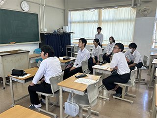 出前授業の様子