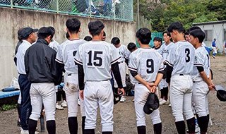 試合後のミーティング