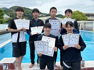 大会会場にて