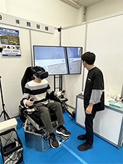 重機のVR操作体験