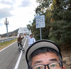 サイクリングの様子