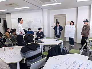 グループワークの発表の様子