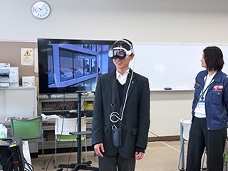 3次元VRによる完成イメージを体験