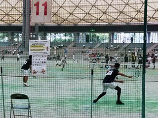 早井・松岡ペアの試合