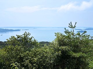 休山頂上からの景色