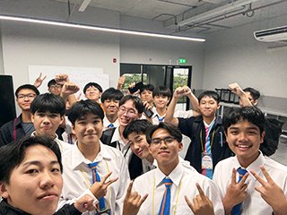 welcomeパーティーの様子