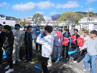 有志によるお見送りです