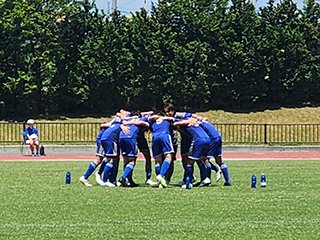 試合前円陣