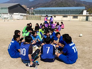 サッカー後の座談会