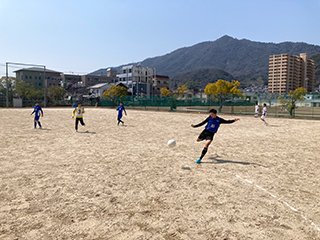 試合の風景