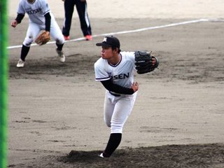 先発投手の前垣内颯選手