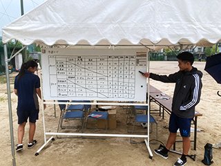 本部の様子