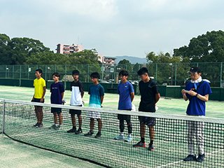 団体戦前の挨拶