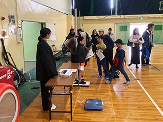 身長と体組成測定