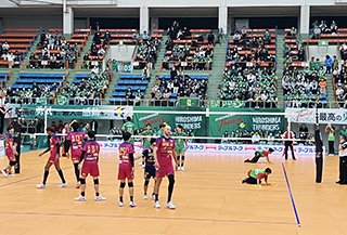 試合会場の様子