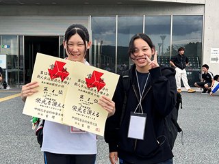 大会会場にて