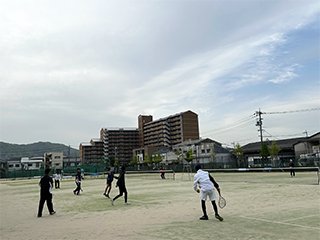 早朝練習の様子