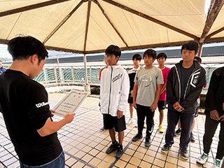 男子表彰式