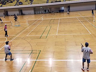 峠・坂口ペアの試合