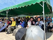 体育祭ドリンク支援の様子