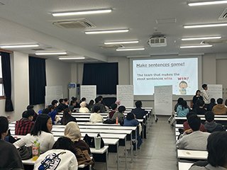 グループ対抗ゲームの様子