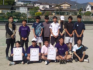 表彰式後の集合写真