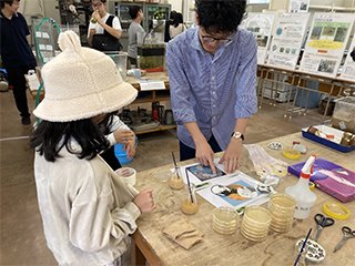 微生物を使ったお絵かき体験！