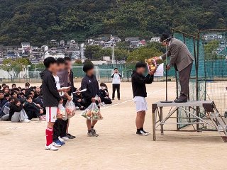 表彰式の様子