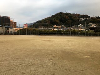 試合会場（別日に撮影）