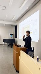 ホストファミリーへの挨拶（小林先生から）
