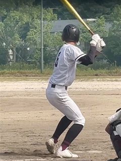 ホームランを打った加藤秀梧選手