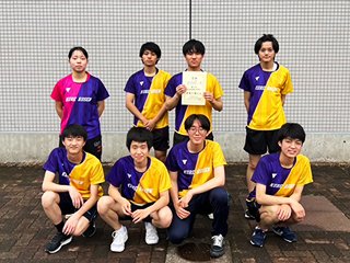 春季団体リーグ 男女集合写真