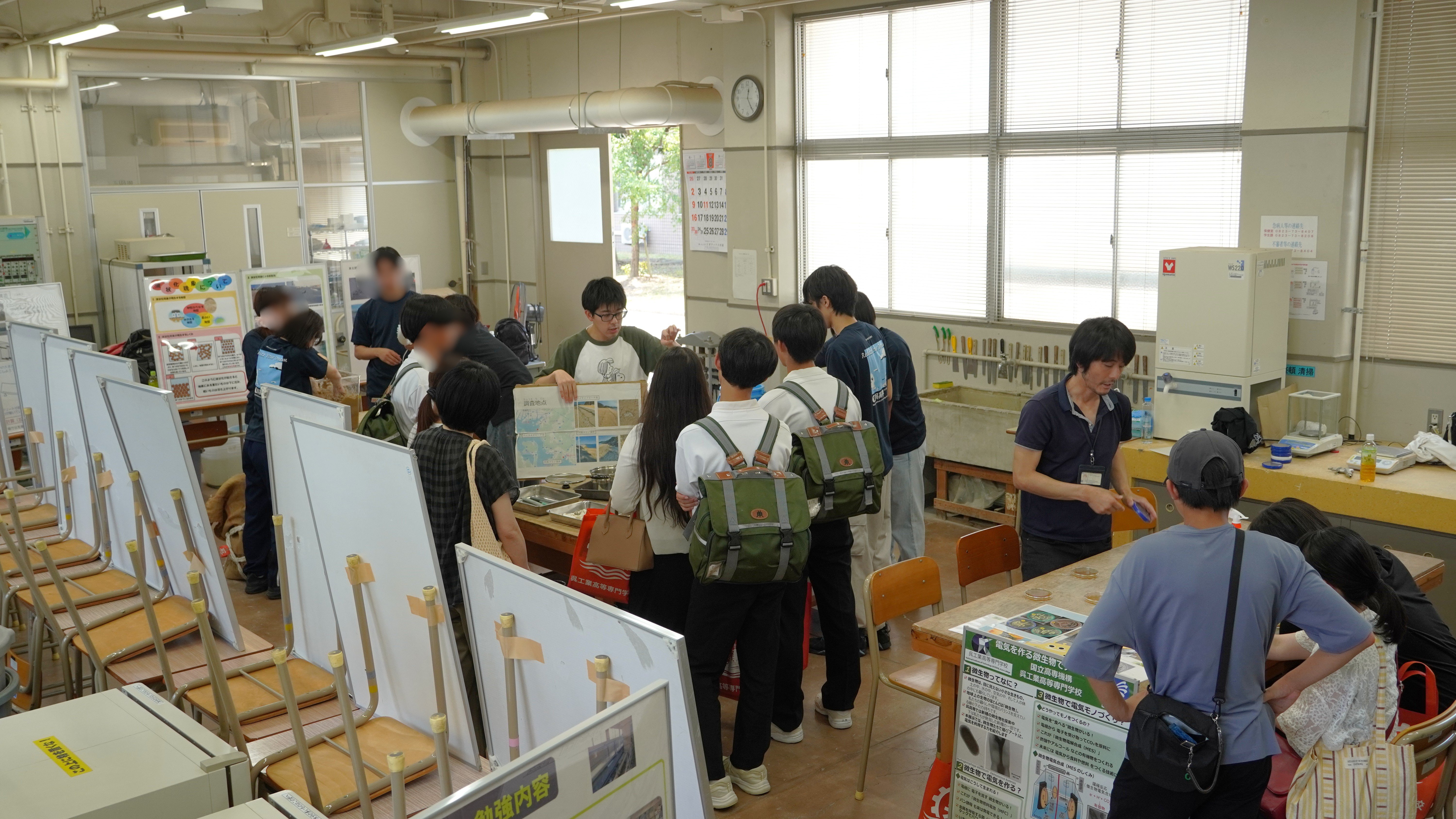 学科説明の様子