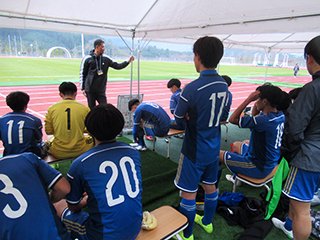 試合前ミーティング