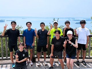 休山頂上での集合写真