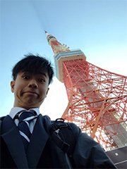 東京タワーとツーショット
