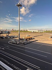 羽田空港到着
