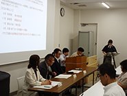 後援会総会並びに役員会の様子