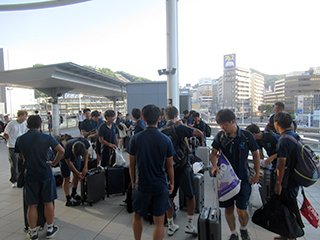 広島駅に集合です