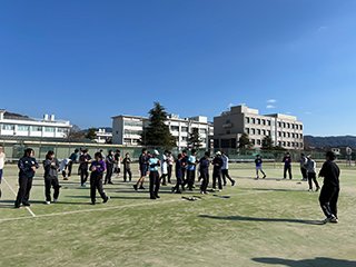 準備運動の様子