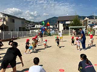 年中さん 転がしドッジ