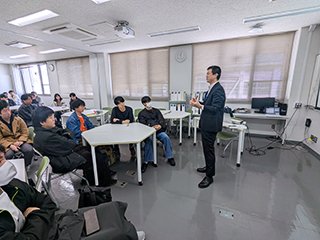田中氏による授業の様子