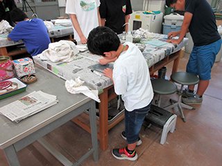 作業の様子