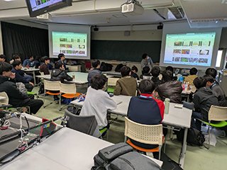 プレゼン発表の様子